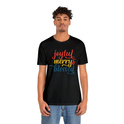 Joyful-Merry-blessed Christmas T-Shirt