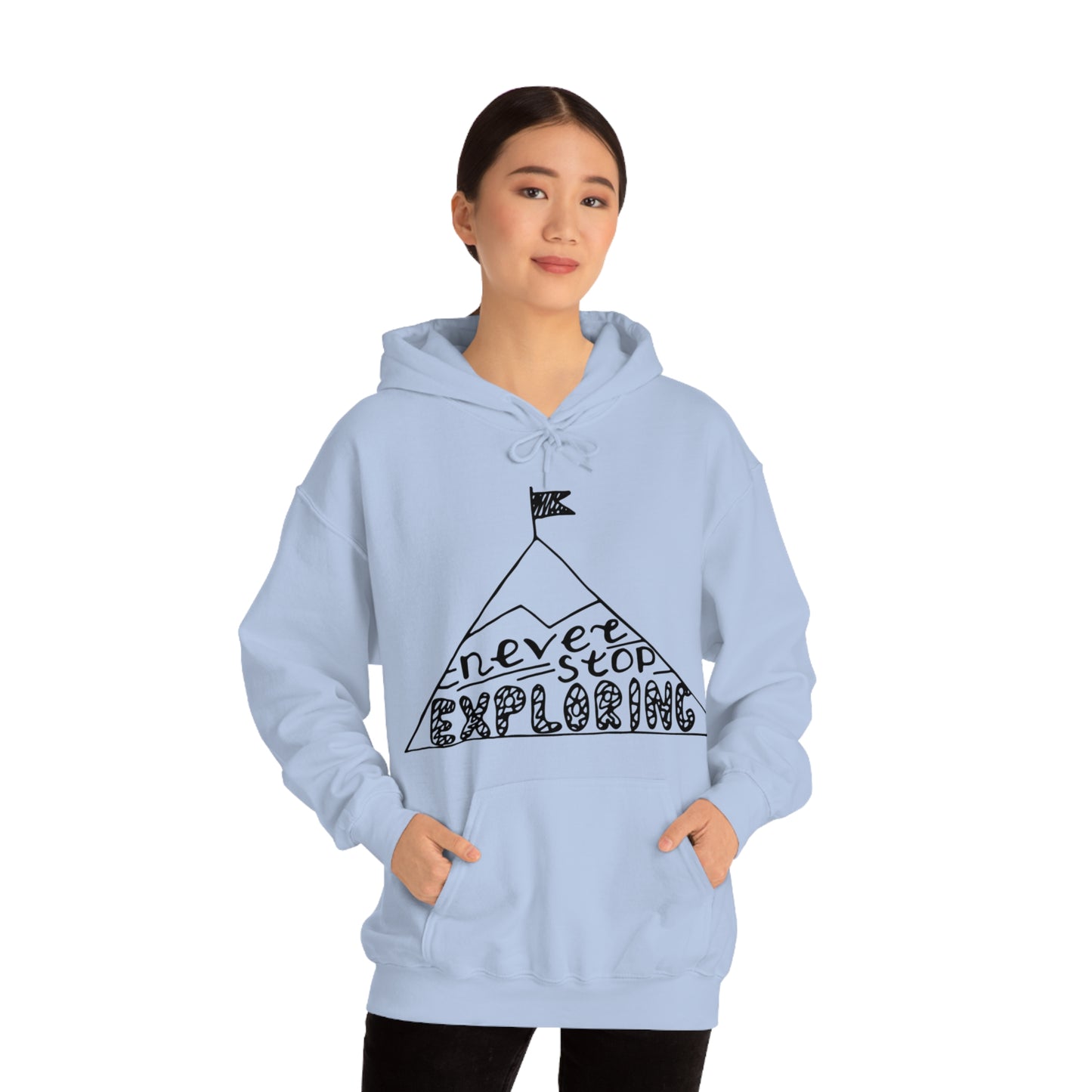 Never stop exploring Hoodie