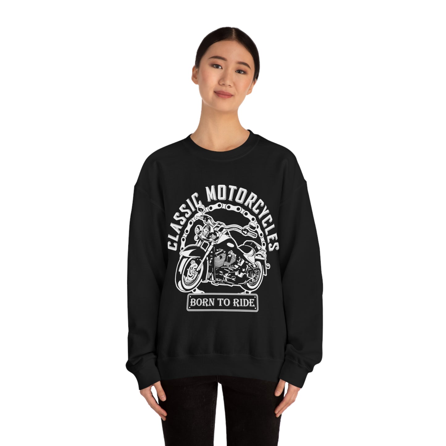 American cycles born to ride Crewneck Sweatshirt