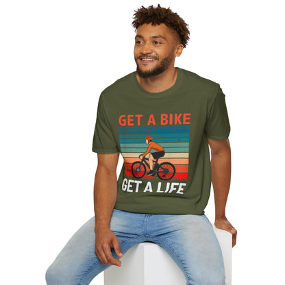 Get a bike and get a life vintage T-Shirt