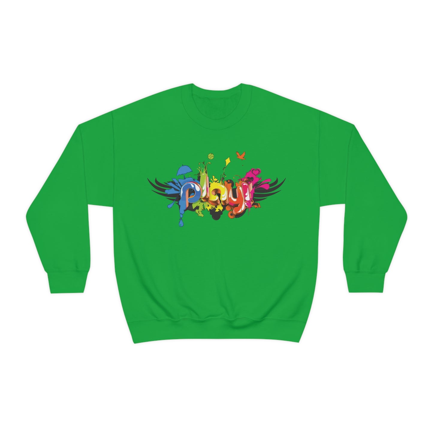 Play colorful graffiti Crewneck Sweatshirt