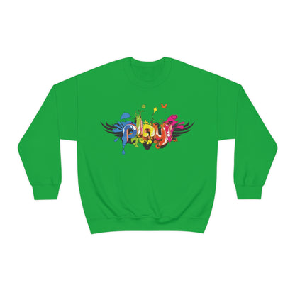 Play colorful graffiti Crewneck Sweatshirt