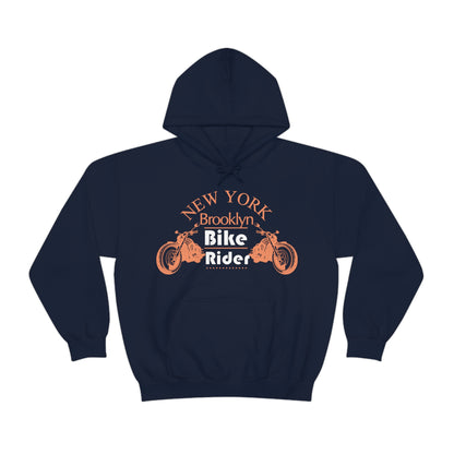 Brooklyn Bike rider Hoodie