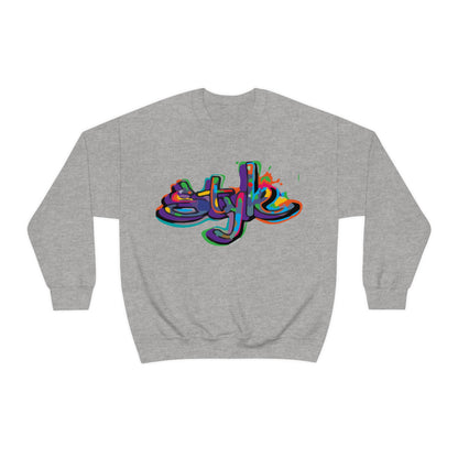 Graffiti style in colors Crewneck Sweatshirt