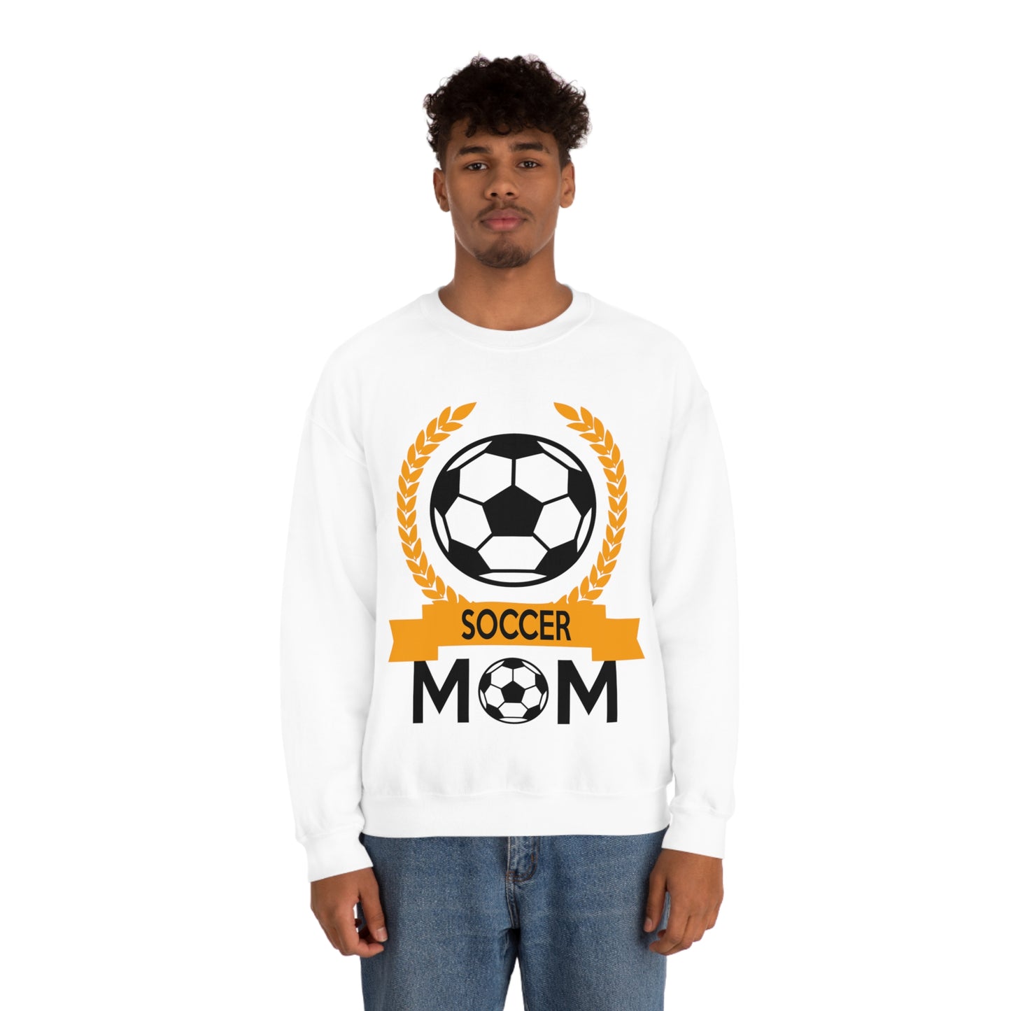 Soccer mom crest Crewneck Sweatshirt