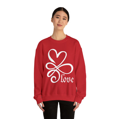 Infinity Heart Crewneck Sweatshirt