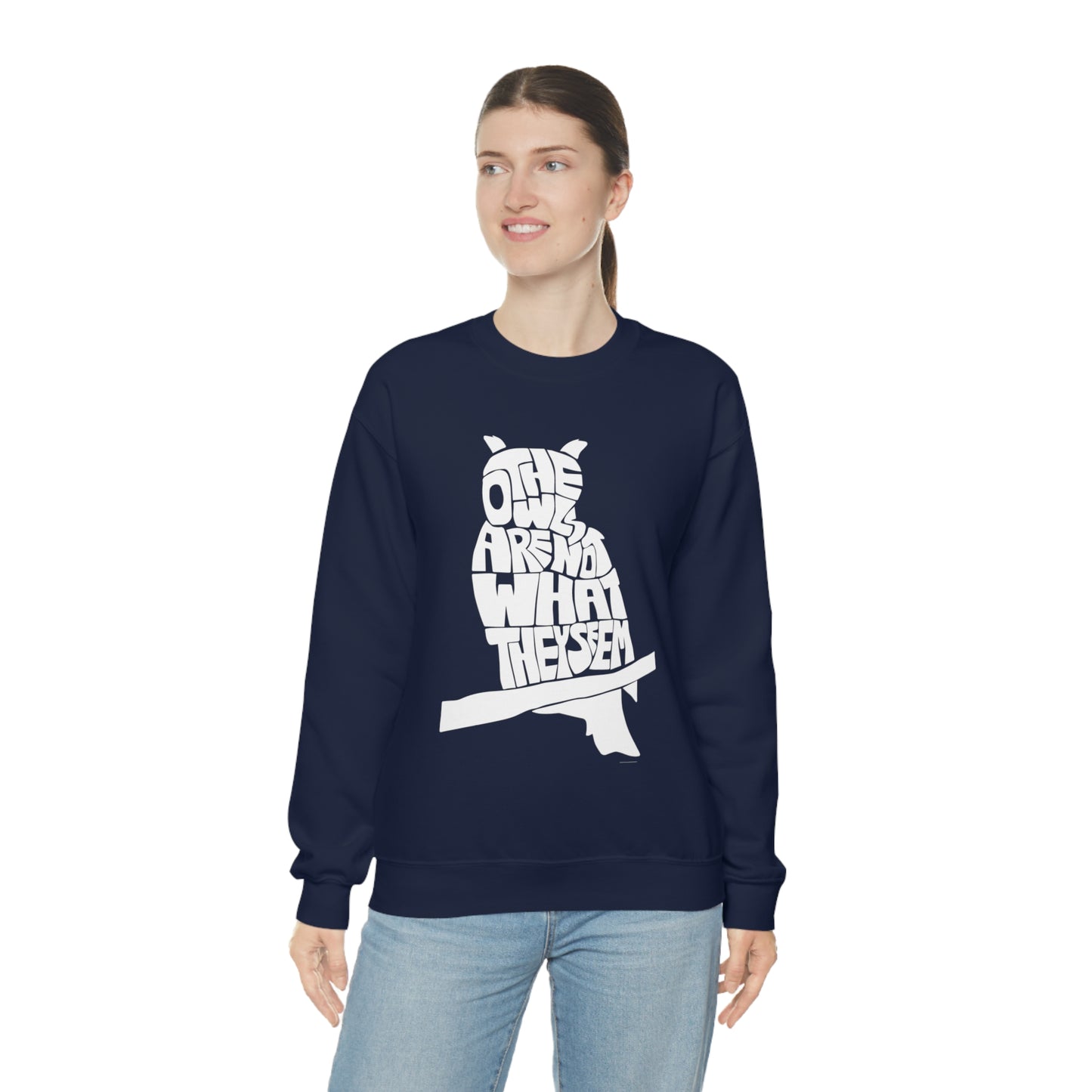 The Owls Are Not What They Seem Crewneck Sweatshirt