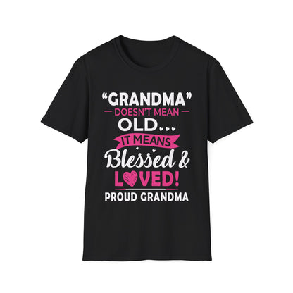 Grandma doesn't means old means blessed T-Shirt