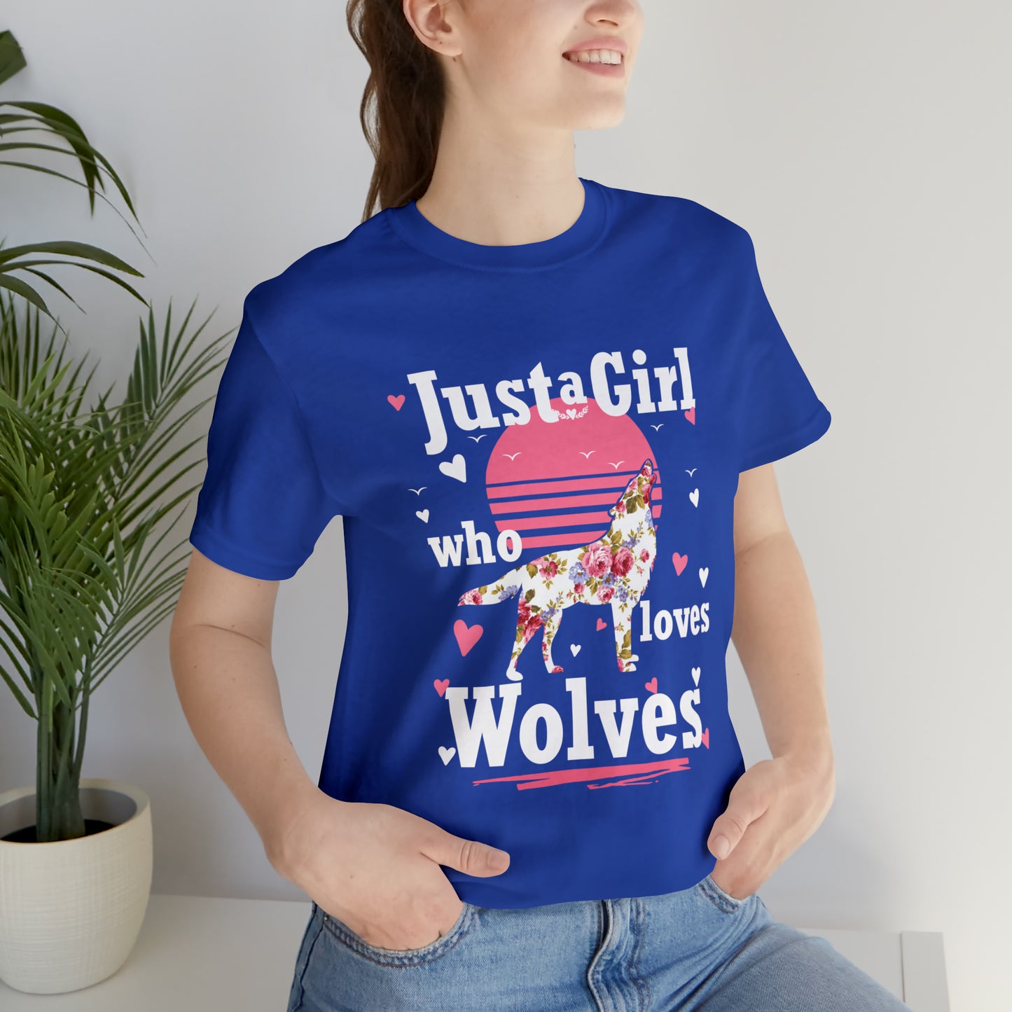 Just A Girl Who Loves Wolves T-Shirt