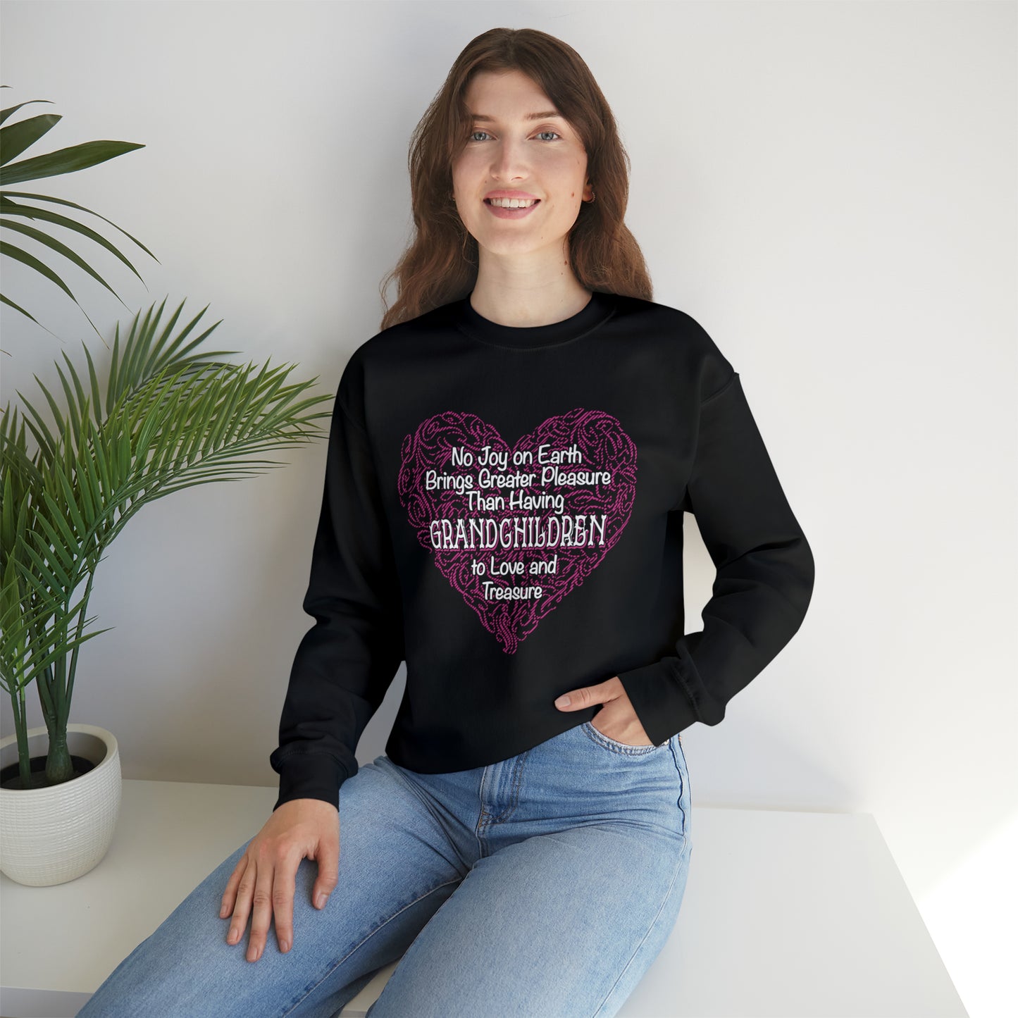 Grandchildren are a great pleasure Crewneck Sweatshirt