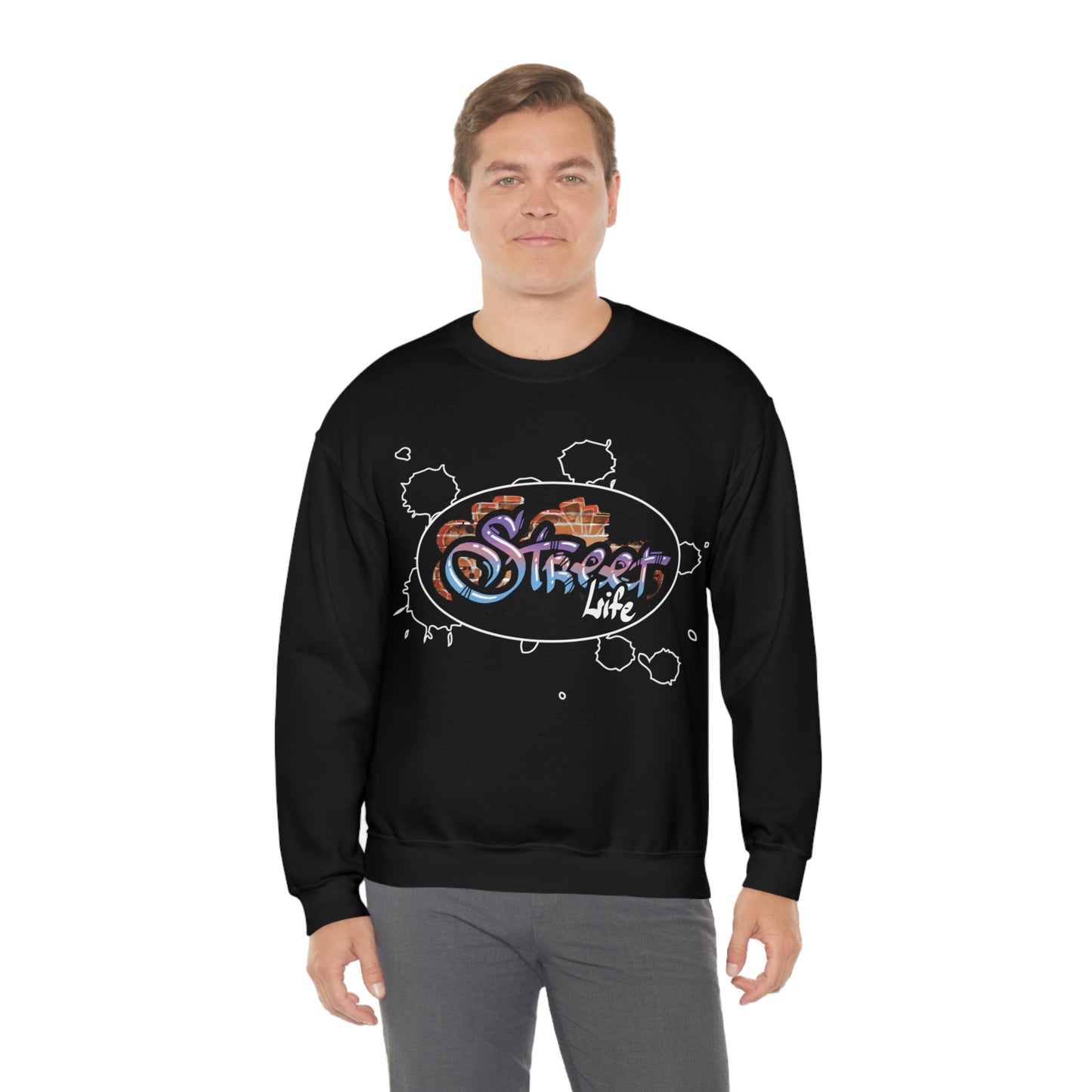 Street life graffiti Crewneck Sweatshirt