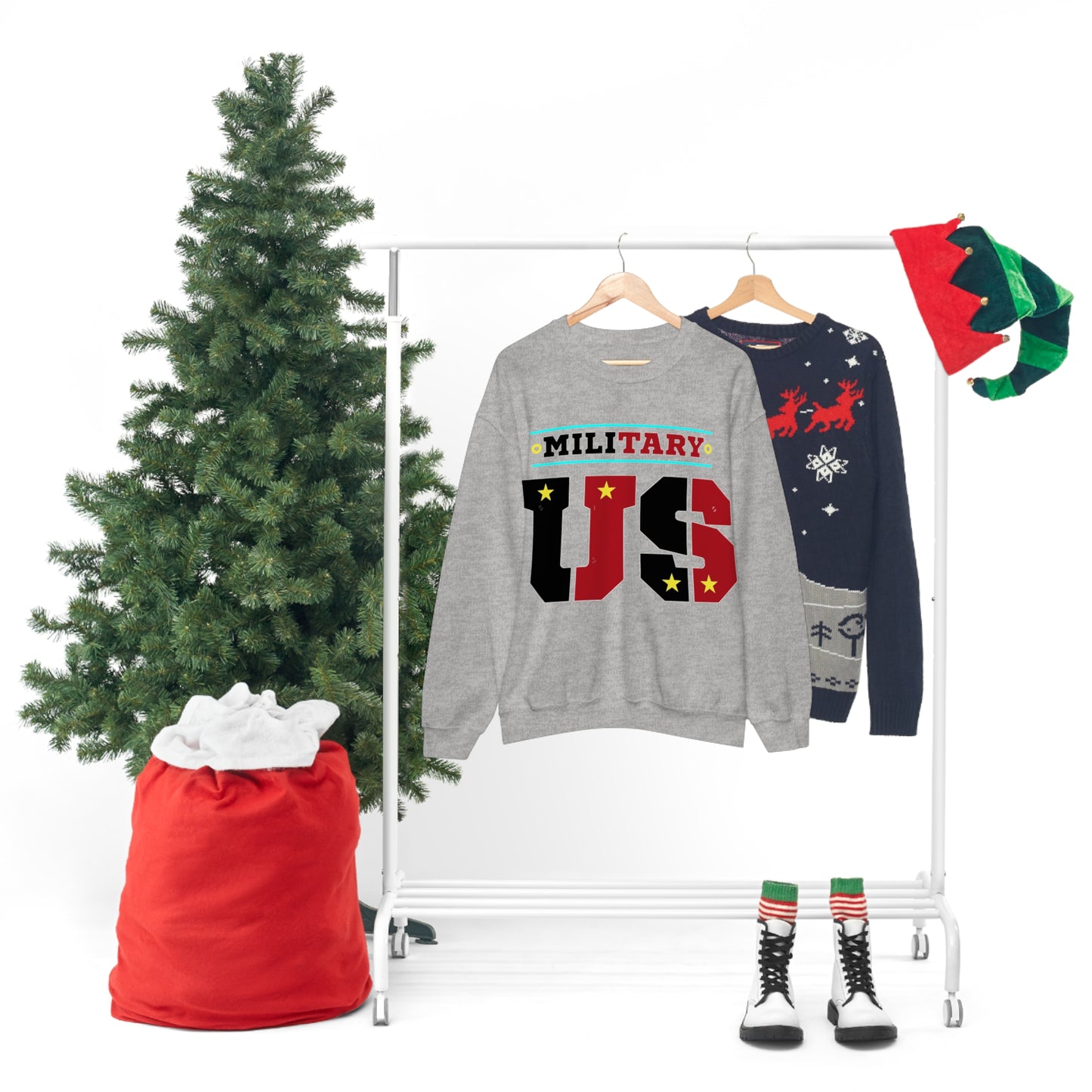 United States Military Crewneck Sweatshirt