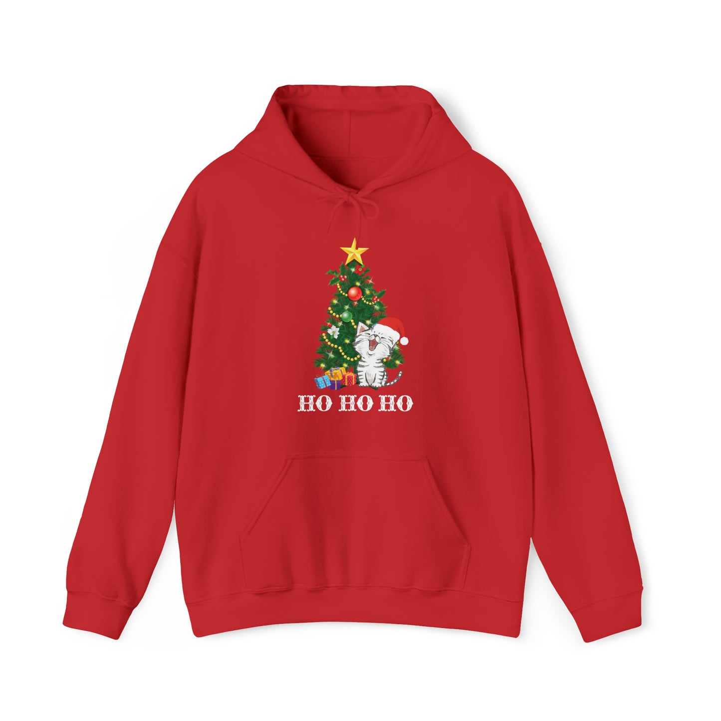 HO HO HO Cat Christmas Hoodie