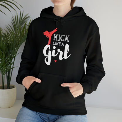 Kick Like A Girl Hoodie