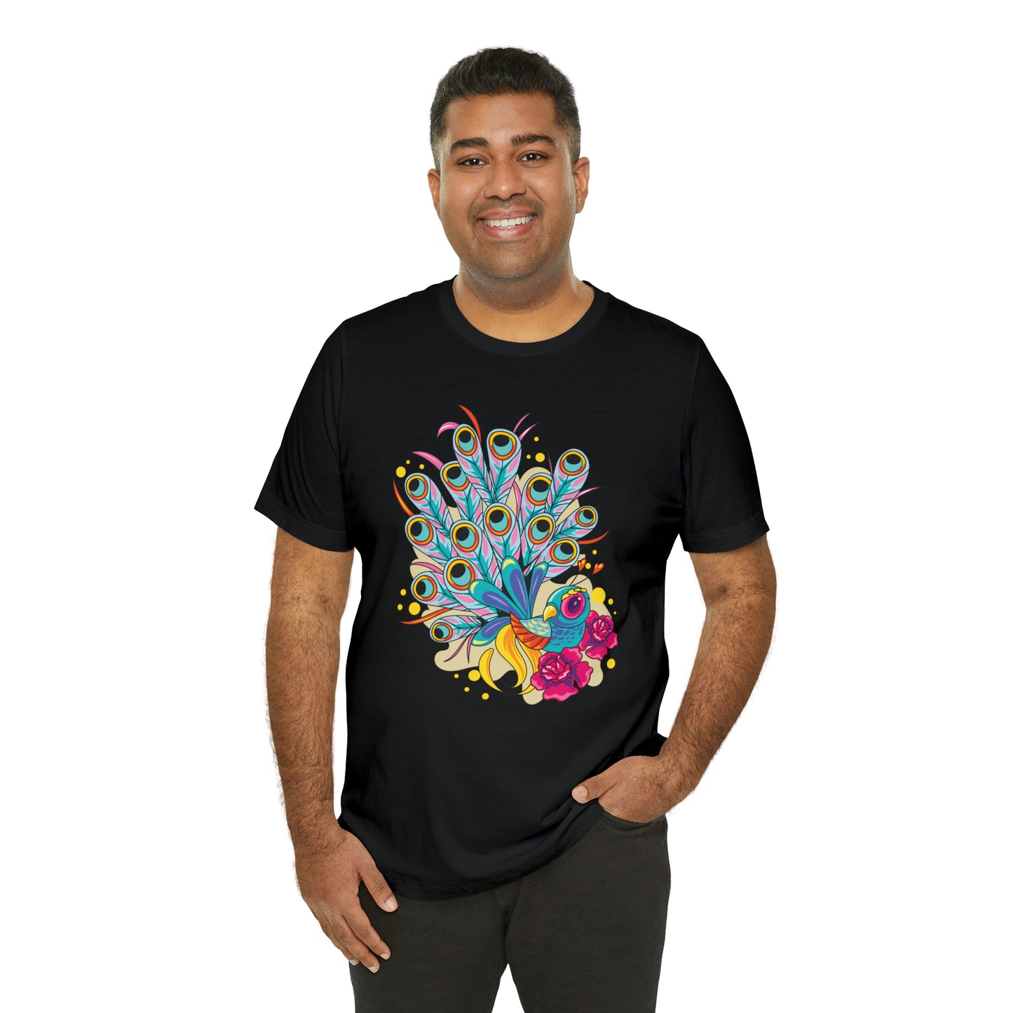 Colorful Peacock T-Shirt