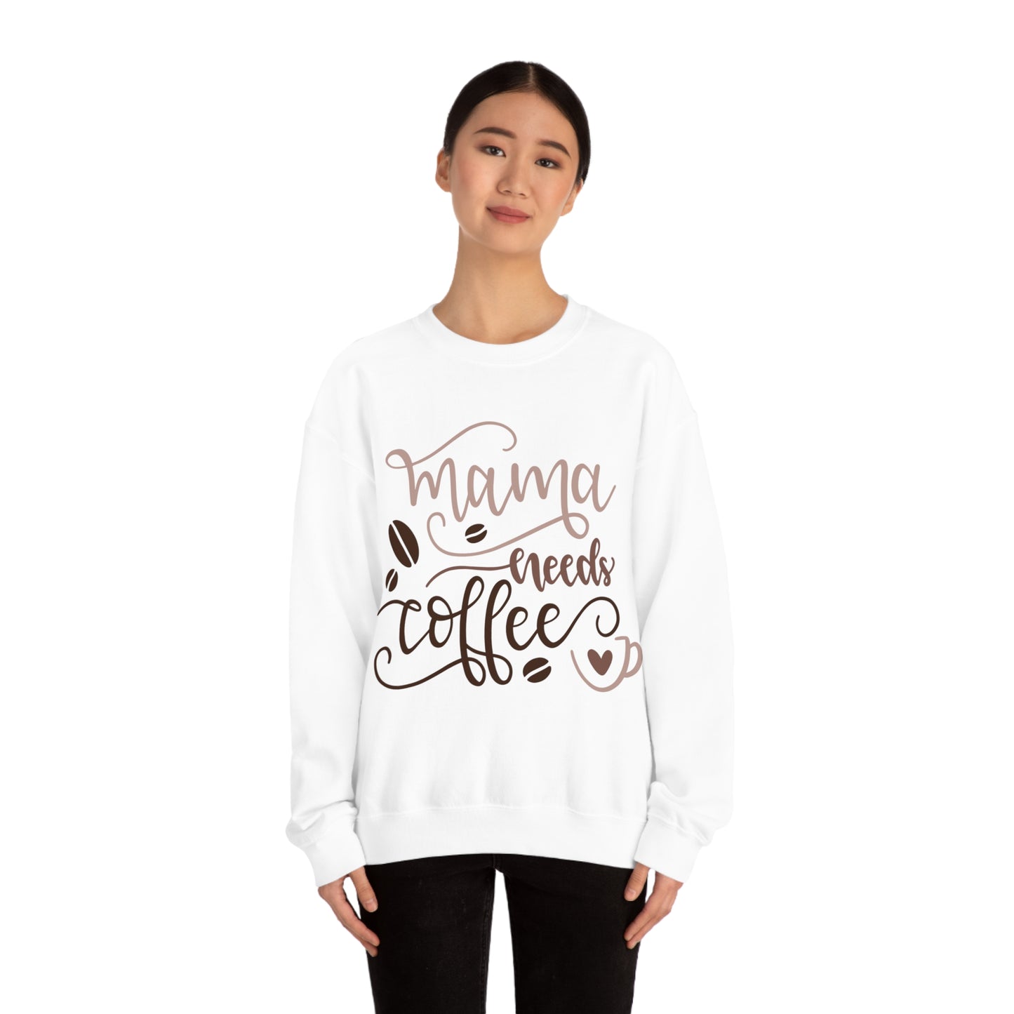 Mama_needs_coffee Crewneck Sweatshirt