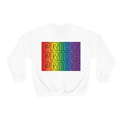 Pride Pride Pride Crewneck Sweatshirt