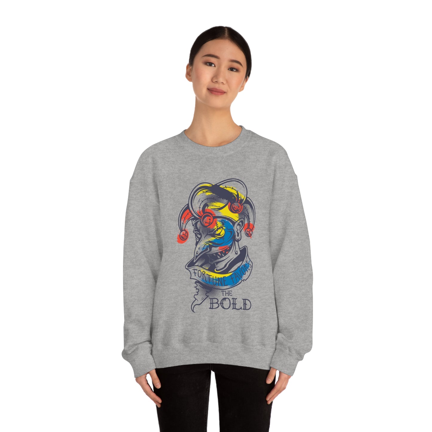 Fortune Favors the Bold Crewneck Sweatshirt