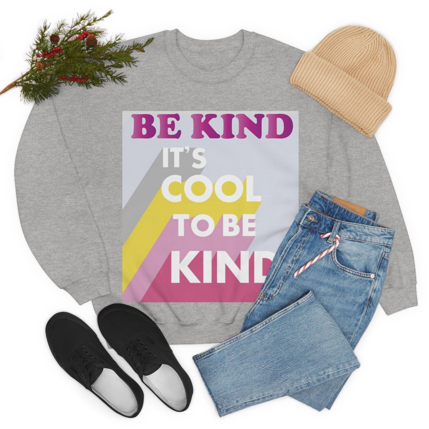 It's Cool to Be Kind Crewneck Sweatshirt