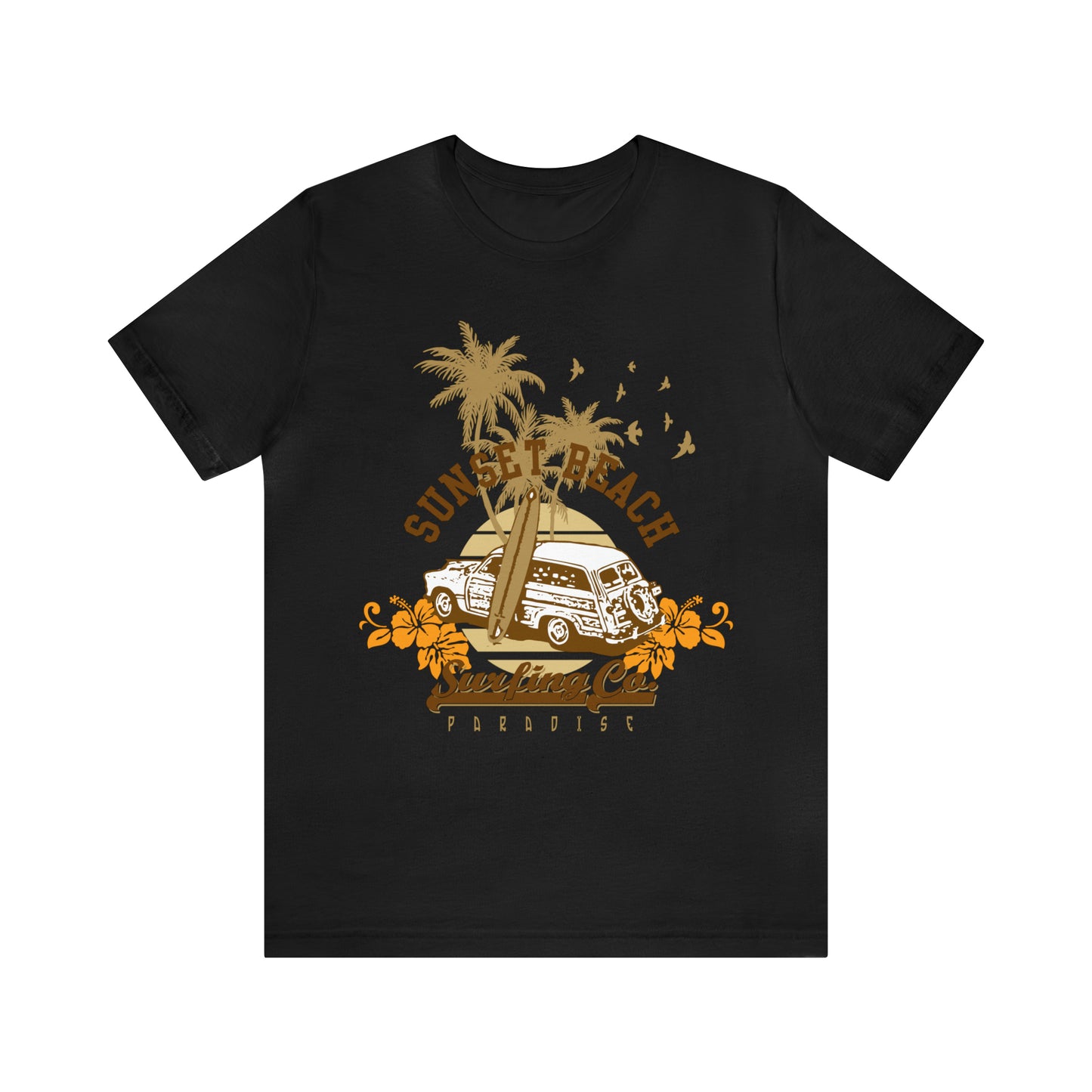 Sunset Beach Surfing Paradise T-Shirt