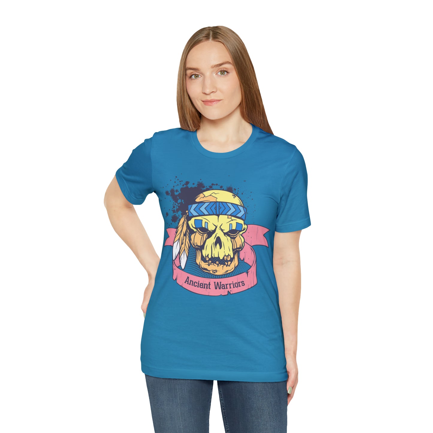 Ancient Warrior Skull Chief T-Shirt