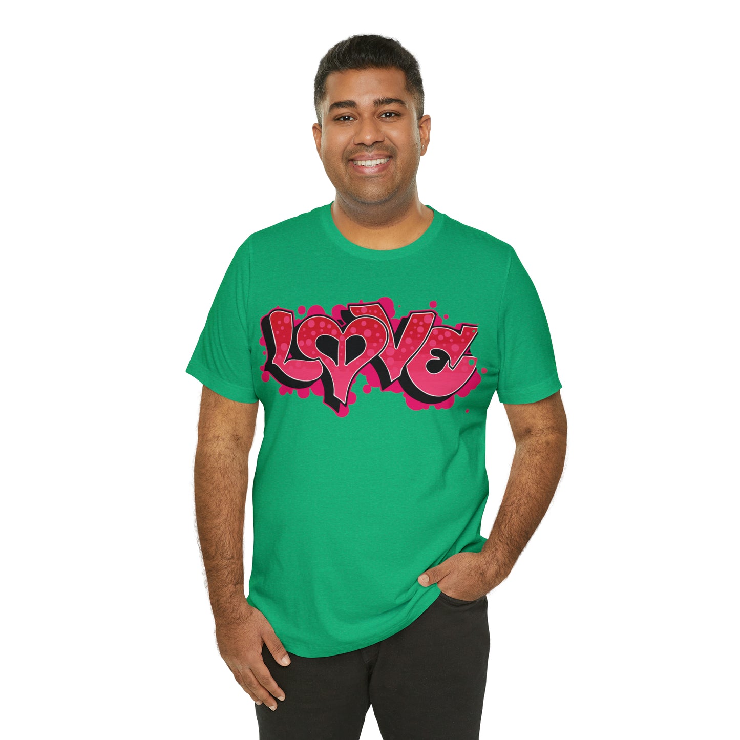 Peace and Love graffiti T-Shirt