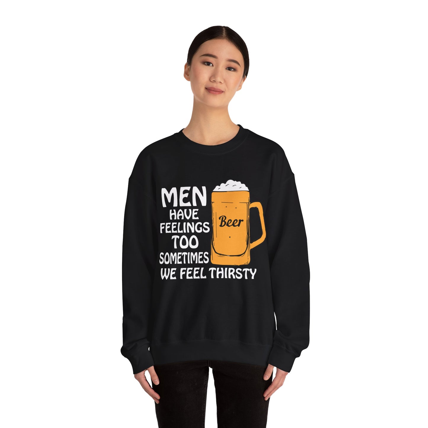 Men have feelings too Crewneck Sweatshirt