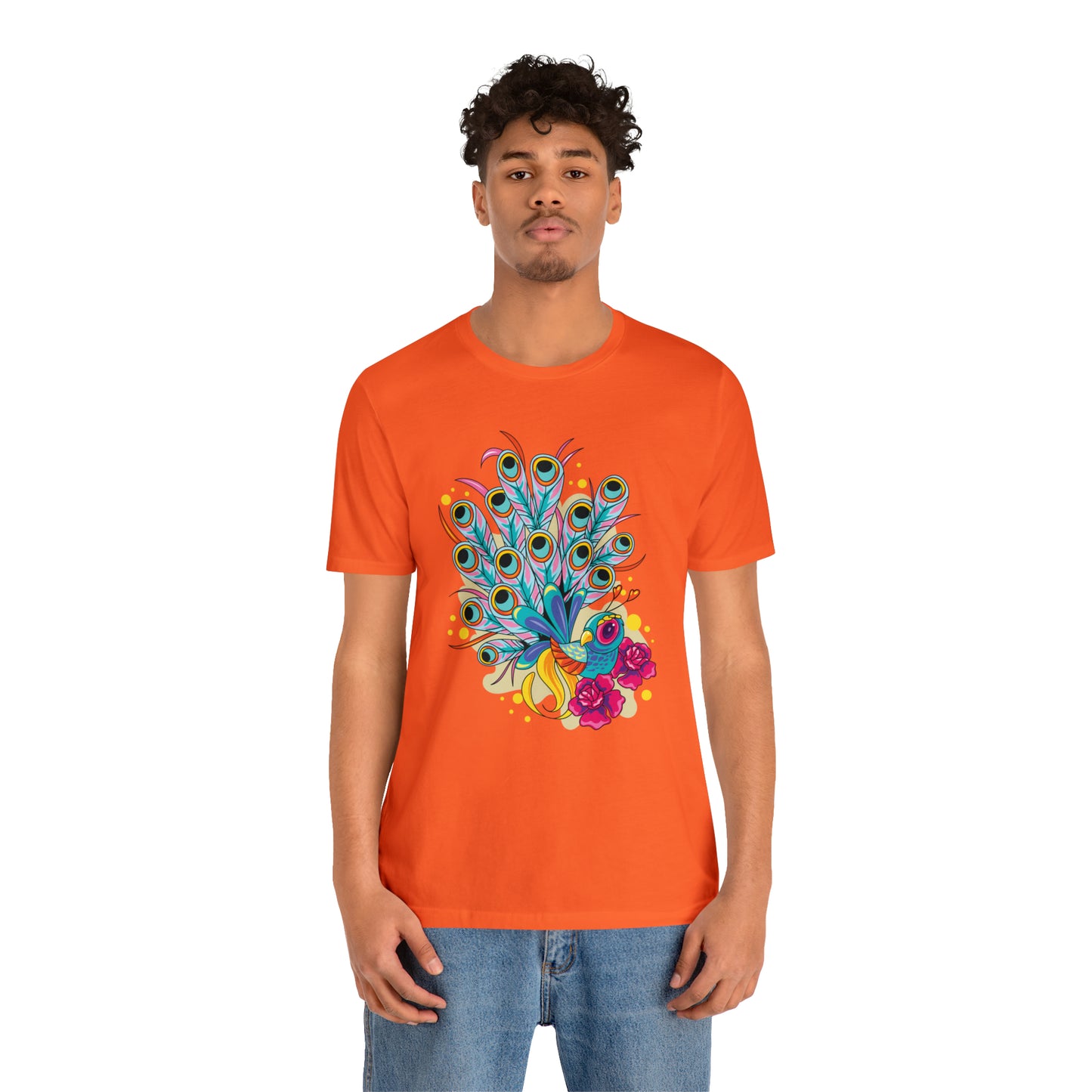 Colorful Peacock T-Shirt