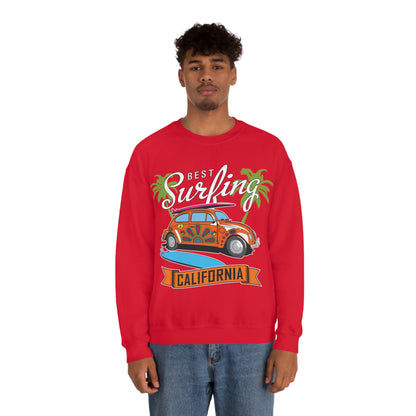 Best Surfing California Buggy Crewneck Sweatshirt