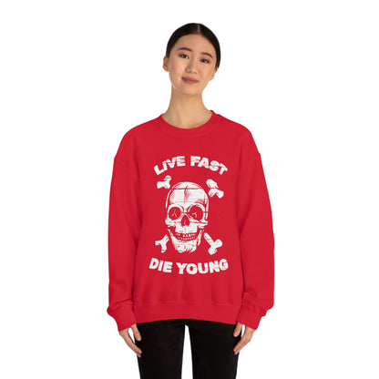 Live Fast Die Young Crewneck Sweatshirt