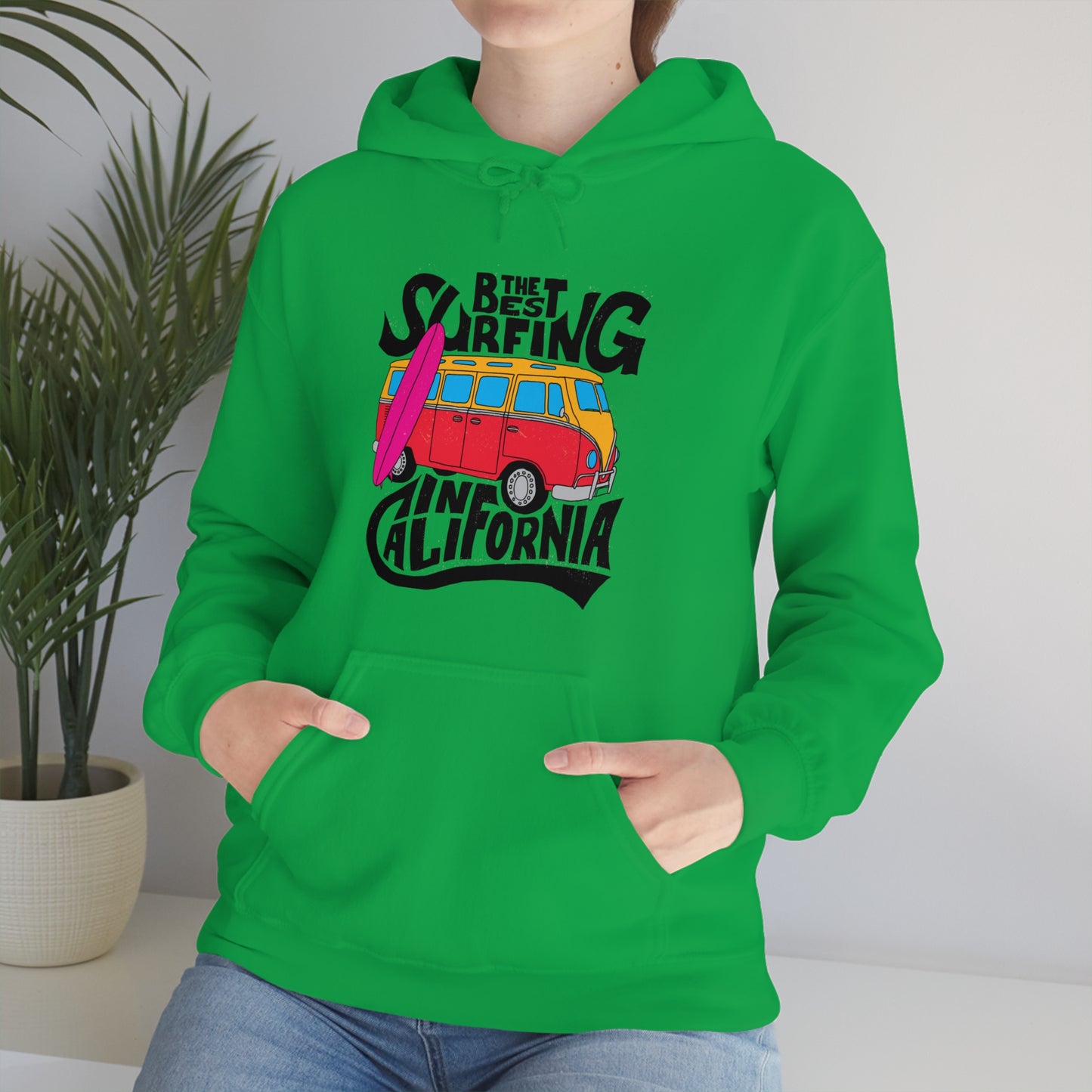 Best Surfing in California Hoodie