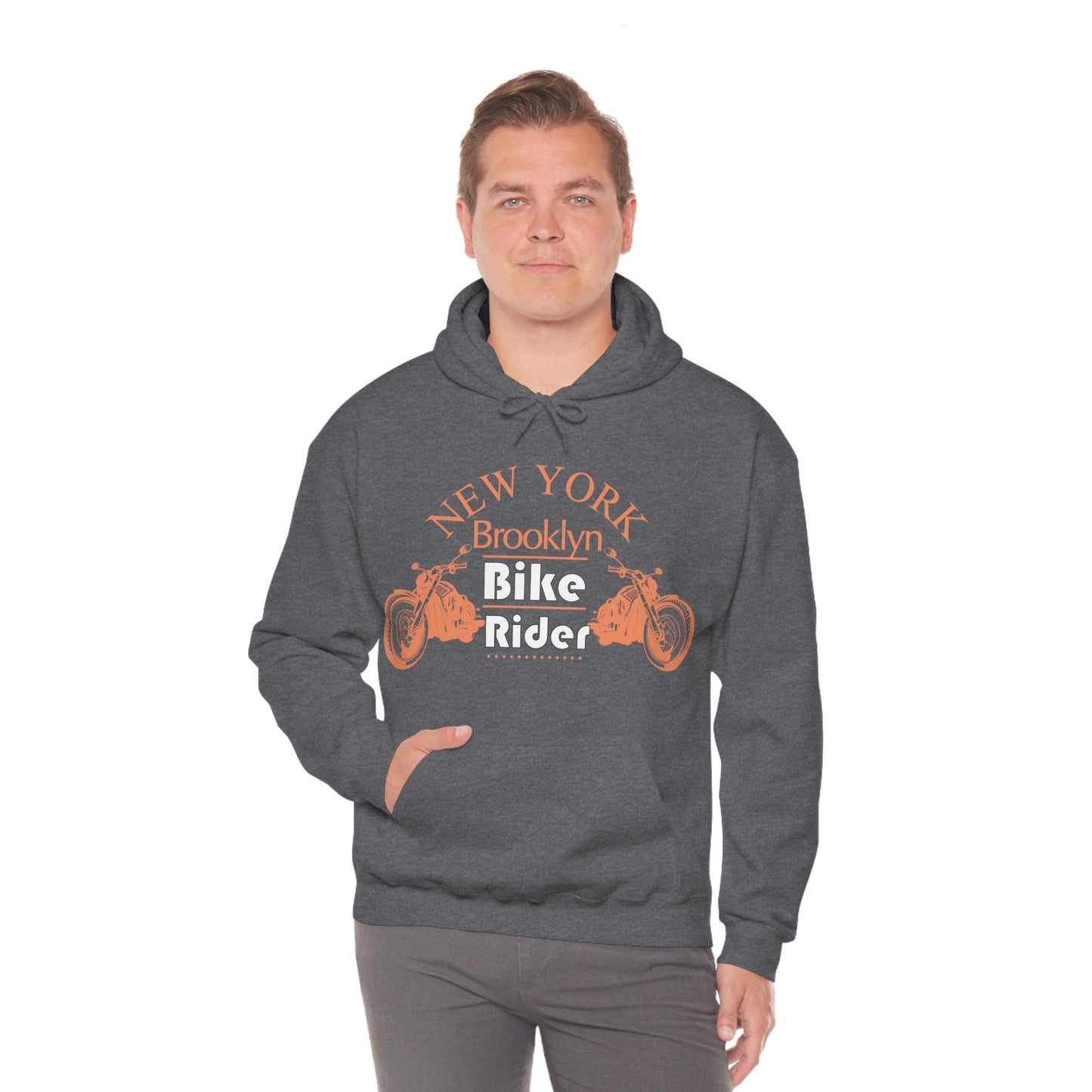 Brooklyn Bike rider Hoodie