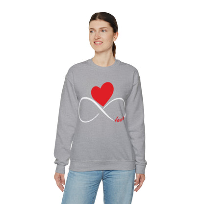 Love Infinity Heart Crewneck Sweatshirt