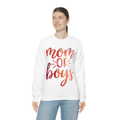 mom of boys Crewneck Sweatshirt