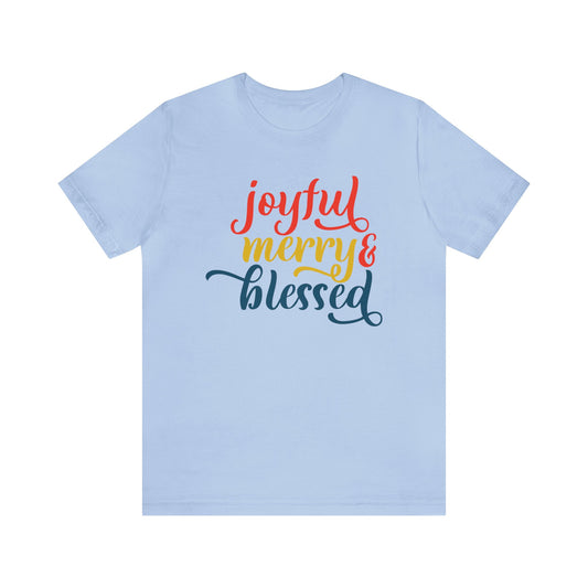 Joyful-Merry-blessed Christmas T-Shirt