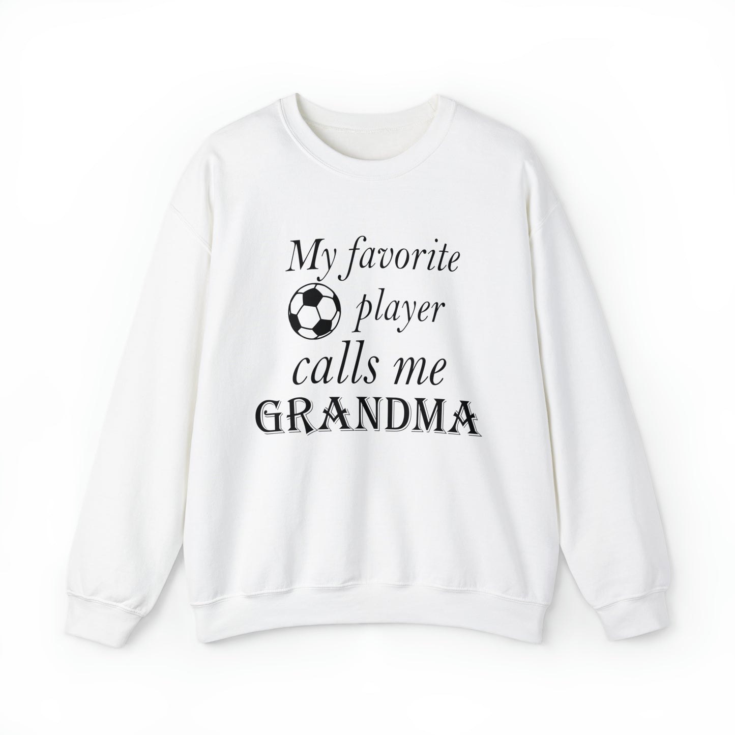 Grandma Favorite Soccer Player Crewneck Sweatshirt