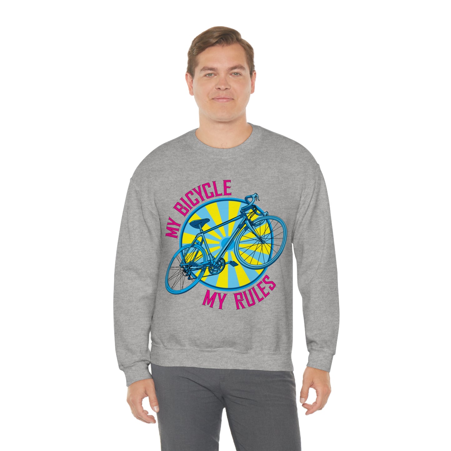 My bicycle_My rules Crewneck Sweatshirt