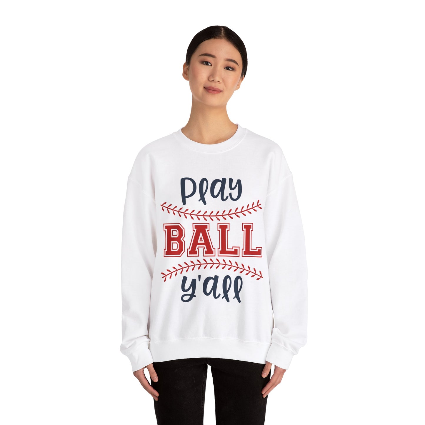 Play Ball Y'all Crewneck Sweatshirt