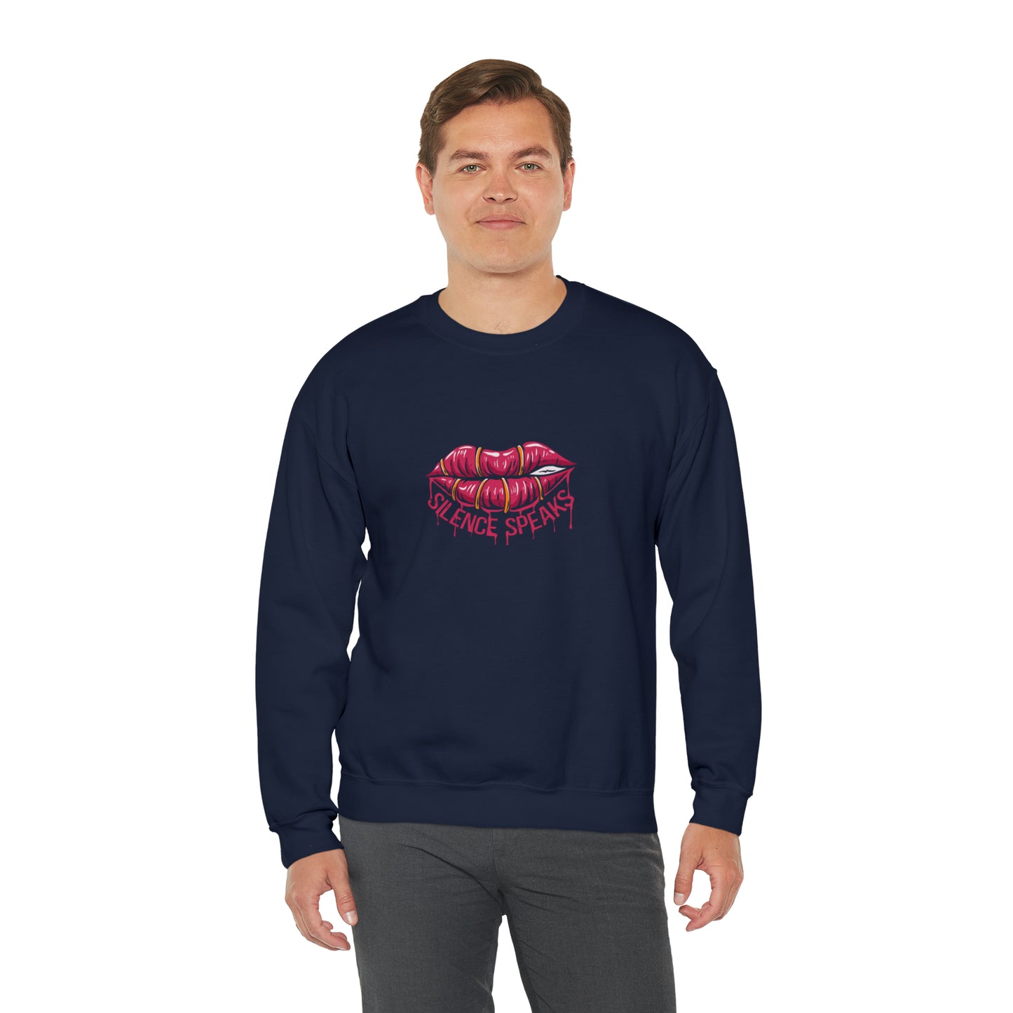 Silence Speaks Crewneck Sweatshirt