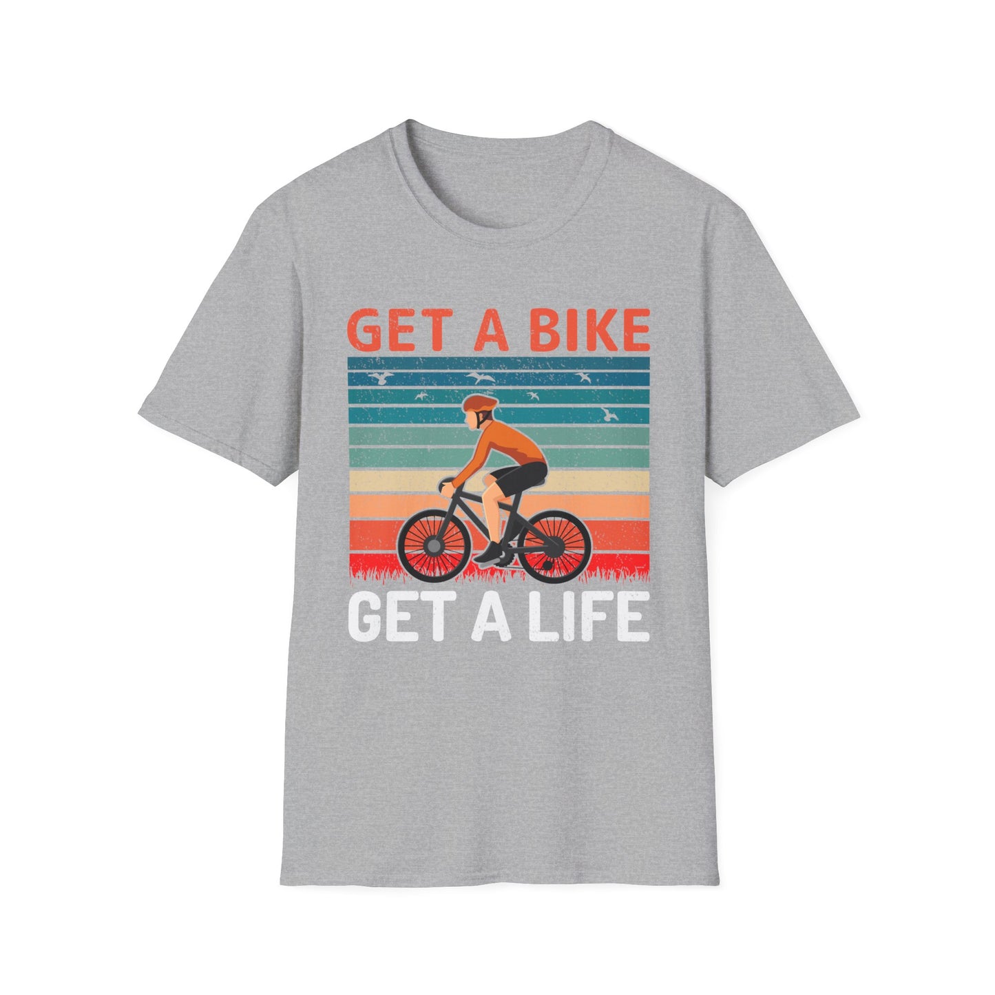 Get a bike and get a life vintage T-Shirt