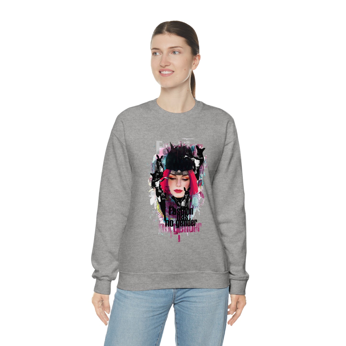 Fashion Has No Gender Crewneck Sweatshirt