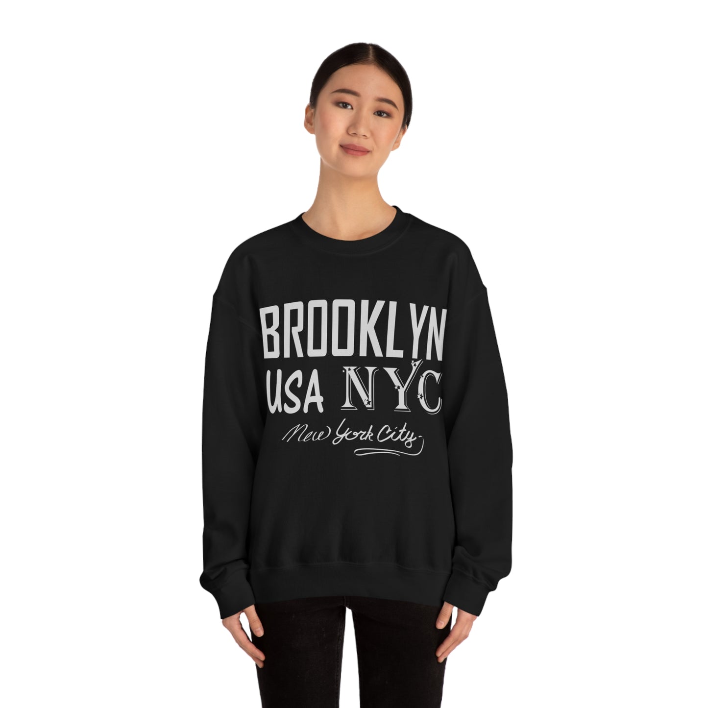 Brooklyn NY USA Crewneck Sweatshirt