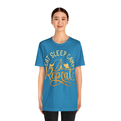 Eat Sleep Camp Repeat T-Shirt