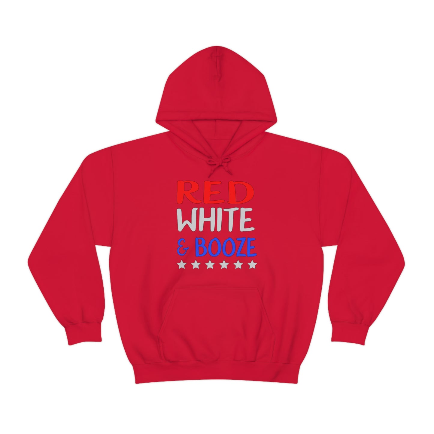 Red  White Booze Hoodie