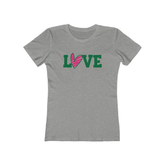 Love stripped heart T-Shirt