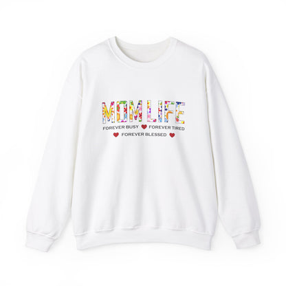 Mom Life forever blessed Crewneck Sweatshirt