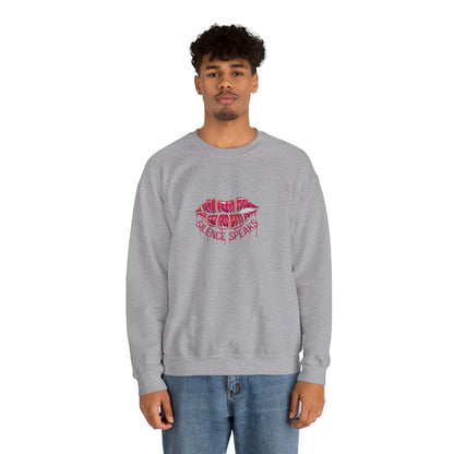 Silence Speaks Crewneck Sweatshirt