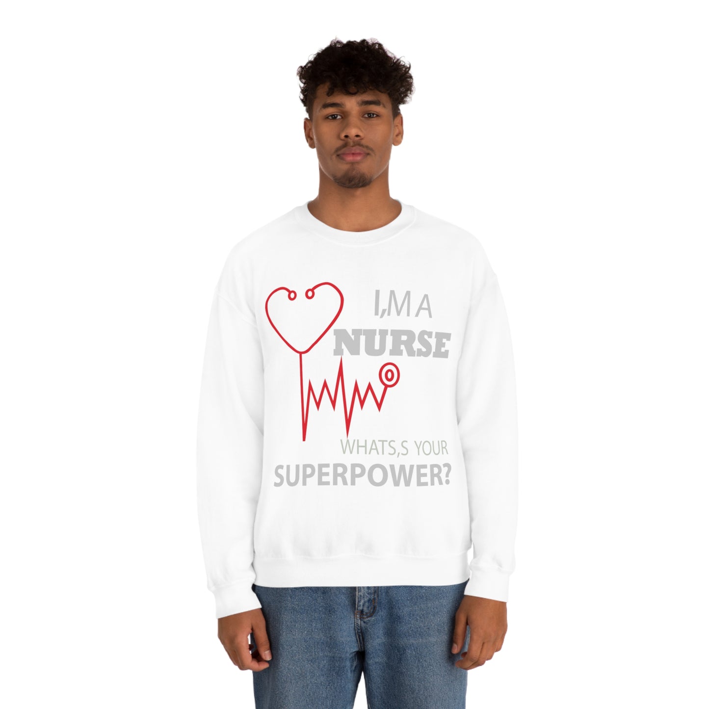 Nurse superpower Crewneck Sweatshirt