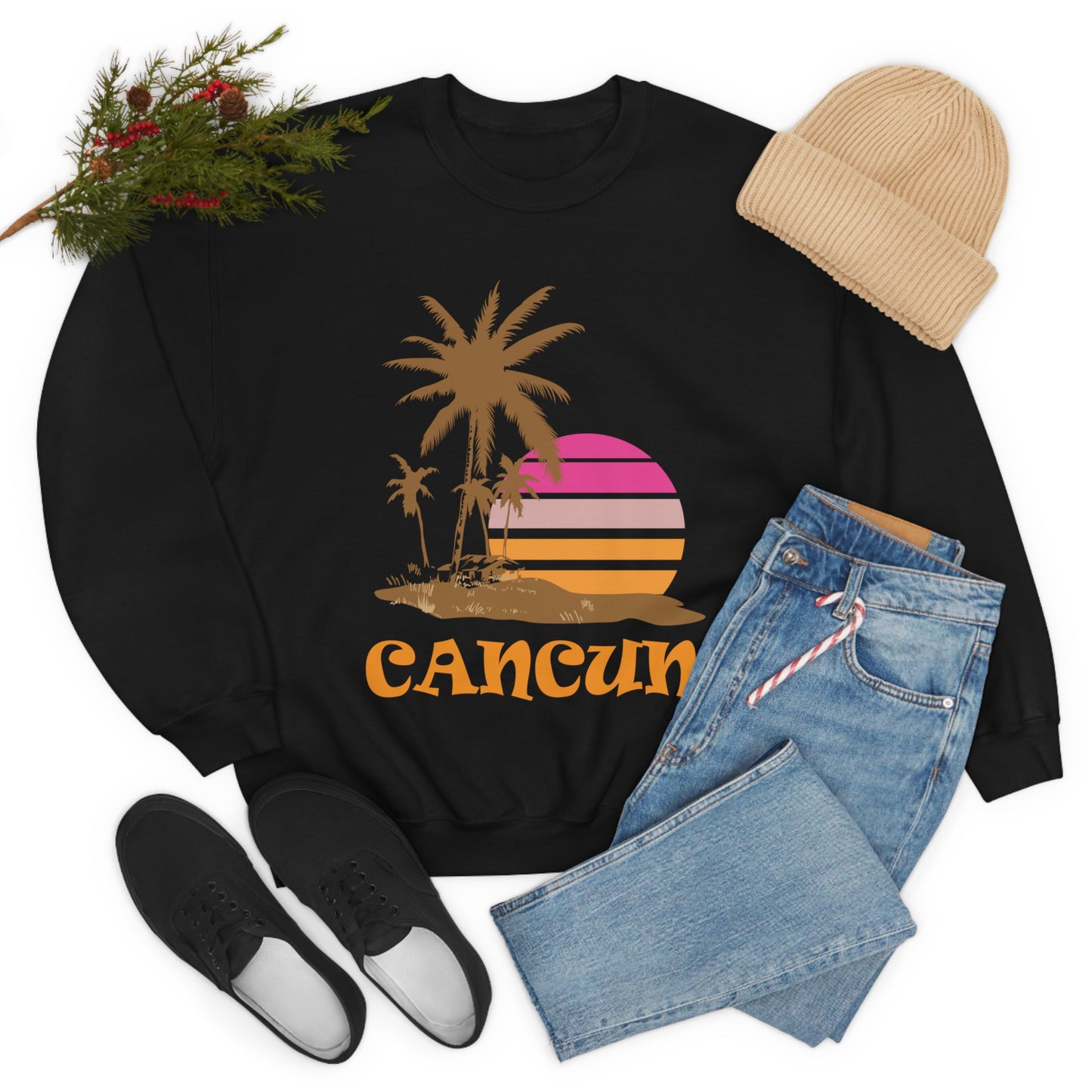 Cancun Vibe Crewneck Sweatshirt