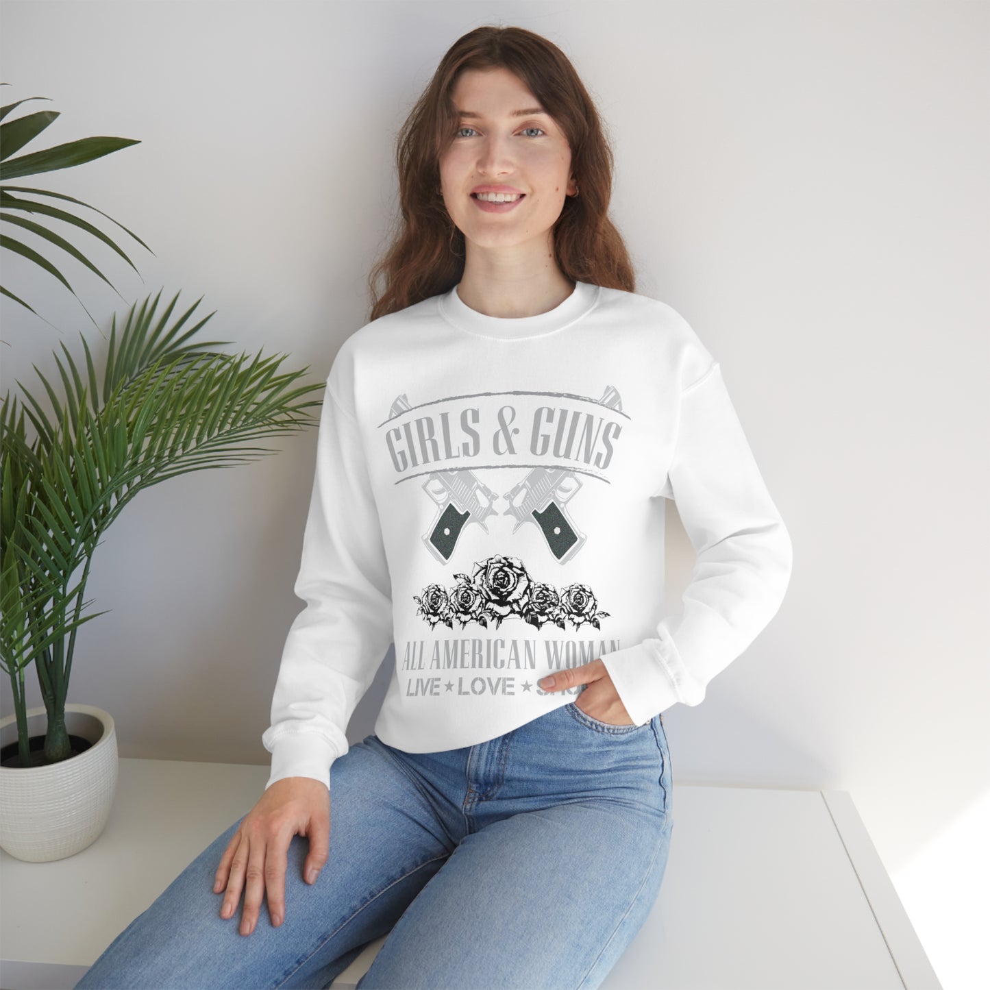 Girls & Guns Crewneck Sweatshirt